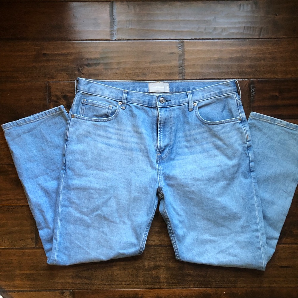 Everlane Light Blue Straight Leg Jeans